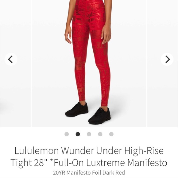 lululemon athletica Pants - Lululemon Wunder Under Size 6